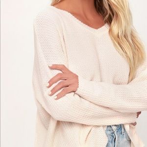 Lulus long sleeve knit top